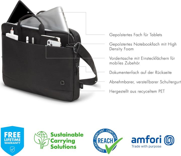 Actual product image Dicota Eco Slim Case Motion (15.60", Universal)