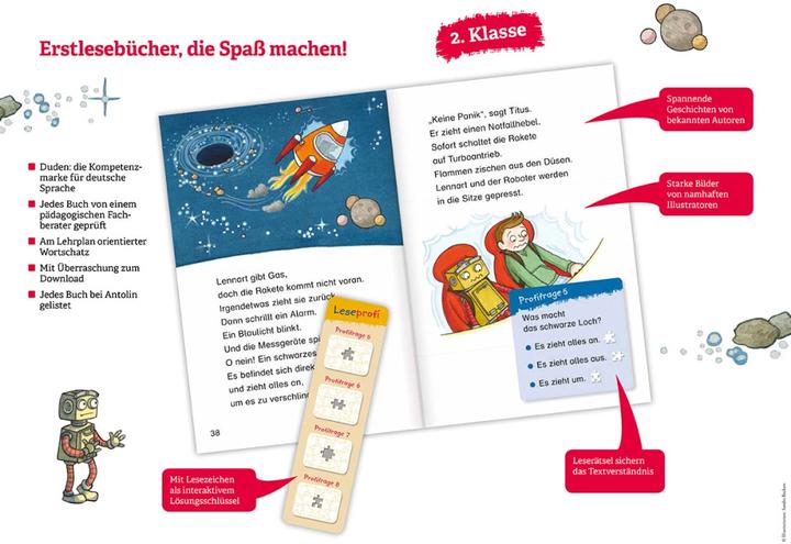 Produktbild Duden Leseprofi – Ein total verrücktes Schulfest, 2. Klasse (Deutsch, Dagmar Chidolue, Veronika Gruhl, Elli Bruder, 2020)