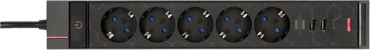 Produktbild Brennenstuhl Gaming Steckdosenleiste (5 x, CEE 7/5, 1.50 m)