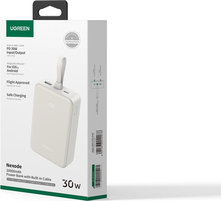 Produktbild Ugreen NEXODE - Power Bank (20000 mAh, 30 W, 30 Wh)