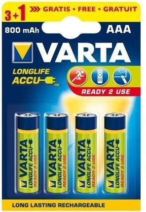 Varta Batterie AAA 800 mAh (4 Stk., AAA, 800 mAh)