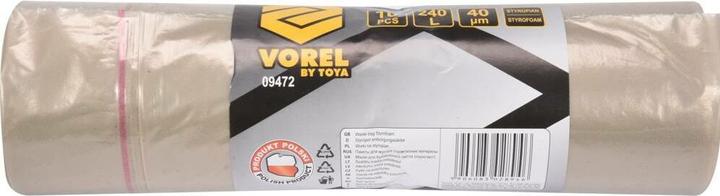 Actual product image MGA Vorel waste bags 10 240 litres, professional work bags, ideal for construction residues such as (10 x, 240 l)