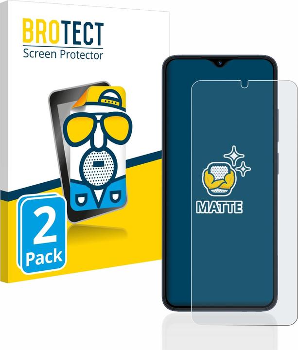 Productafbeelding BROTECT Antireflecterende schermbeschermer mat (2 Stuk, Xiaomi Redmi 12C)