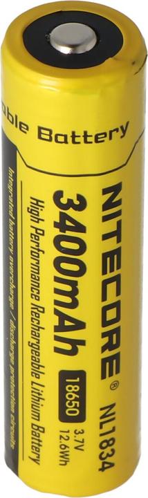 Actual product image Nitecore 18650 Rechargeable battery