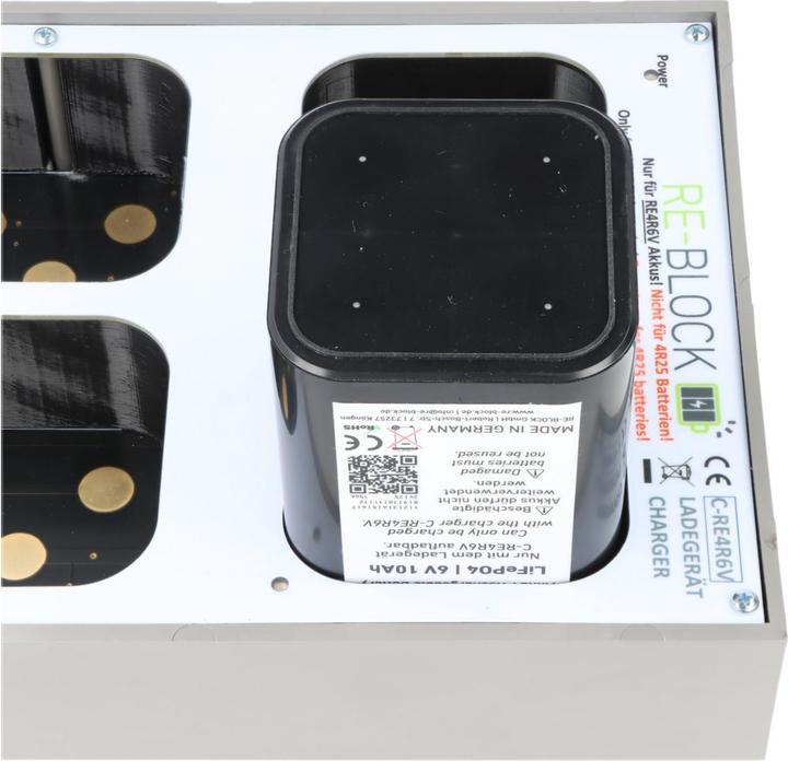 Produktbild AccuCell Akku-Ladegerät 4R25 für 1-6 4R25 wiederaufladbare LiFePO4 Akkus (1 Stk., Akku)