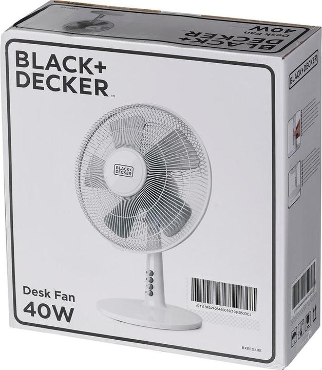 Actual product image Black & Decker Black+Decker Tower Fan BXTFA45E, 40, Plastic, White (57 dB)