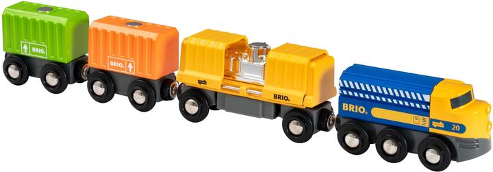 Actual product image Brio three-car freight train