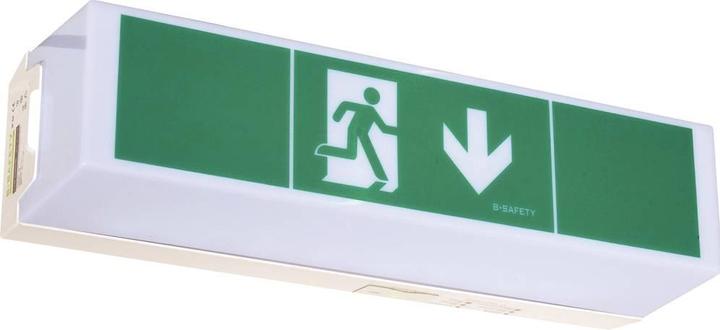 Actual product image B-Safety BR 565 030 Emergency escape route lighting surface-mounted on ceiling, surface-mounted on wall