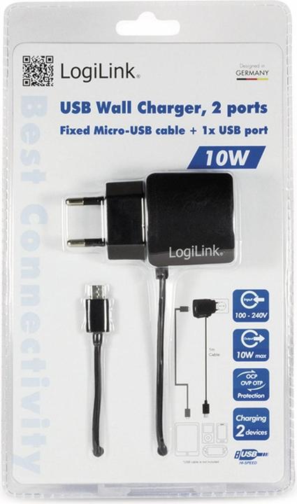 Actual product image LogiLink USB socket adapter (10 W)