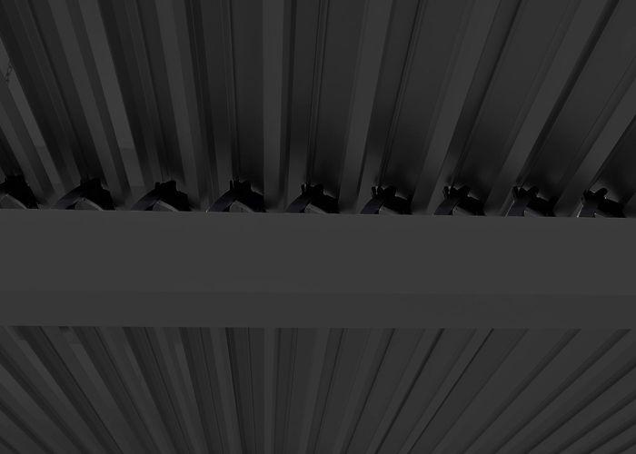 Actual product image Mendler Aluminium pergola HWC-L41, sturdy 8cm metal frame 3x3.7m, anthracite (306 cm, 368 cm)
