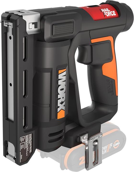 Actual product image Worx Cordless tacker WX 843.9, without battery and charger