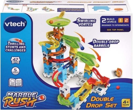 Actual product image VTech Marble Rush Double Drop Set, 47 Pcs