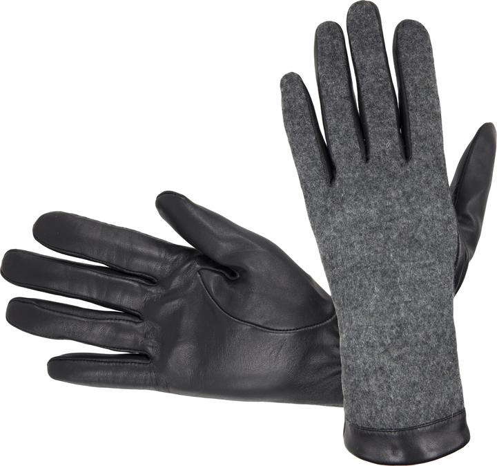 Image du produit Hofler Leder-/Textilhandschuhe für Damen, mit Touchscreen (7.5)