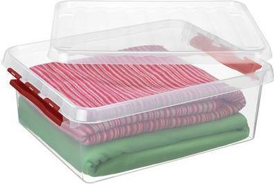 Produktbild Sunware Q-line Aufbewahrungsbox 25L transparent rot (25 l)