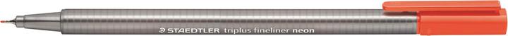 Actual product image Staedtler 334 Fineliner triplus neon red (Neon red, 1 x)