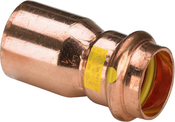Actual product image Viega 2615.1 - Reducer Profipress G 2615.1 diameter 28 x 15 mm copper (Press connection)