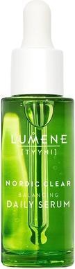 Lumene Nordic Clear Tyyni Balancing Daily Serum Hydrating Niacinamide Serum for Oily Combination and (30 ml)