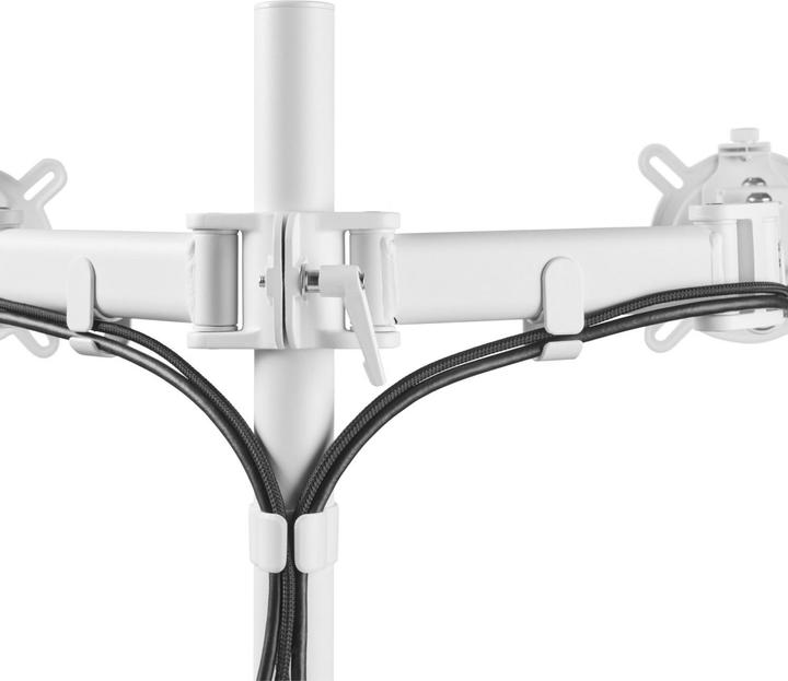 Produktbild One for All Monitor Halterung Smart Dual White DM 2220 (Tisch, 32")