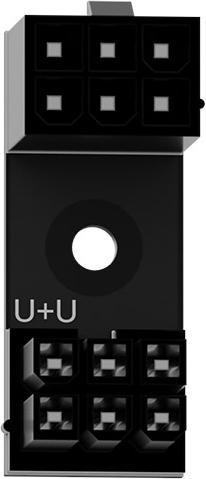 Immagine prodotto Singularity Computers Adattatore PCIe a 6 pin a 180 gradi per computer U+U
