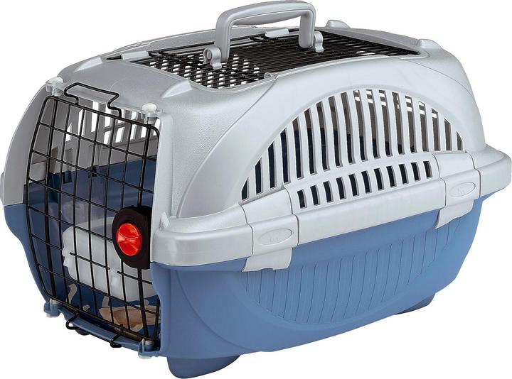 Actual product image Ferplast Transport box Atlas Deluxe open (Cat, Dog, Machine washable, Reflectors, Can be opened completely)