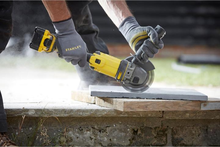 Produktbild Stanley angle grinder 125mm 18V V20 2x4,0Ah SFMCG400M2K (125 mm)