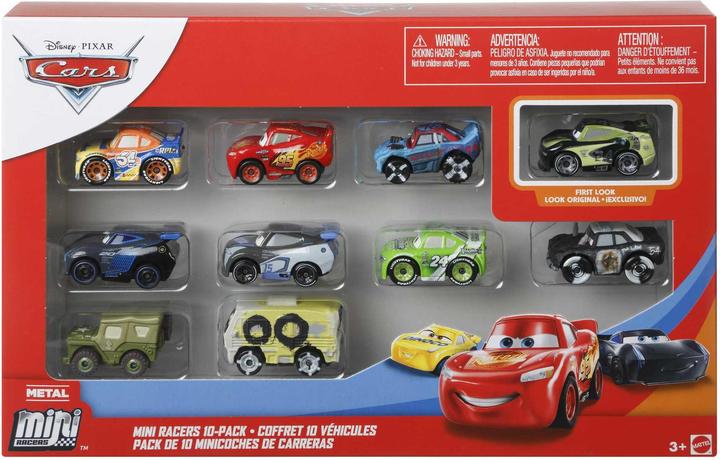 Actual product image Mattel Disney Pixar Cars Mini Racers 10 Pack Assortment