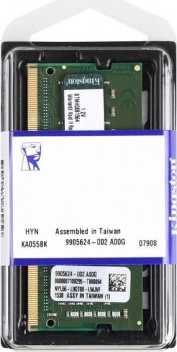 Actual product image Kingston KCP426SS8/8 (1 x 8GB, 2666 MHz, DDR4-RAM, SO-DIMM)