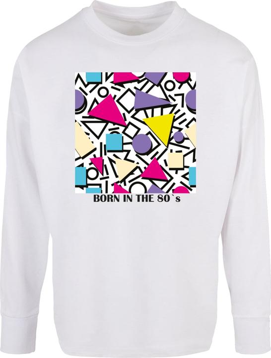 Mister Tee Geometric Retro Oversized Longsleeve - 131375