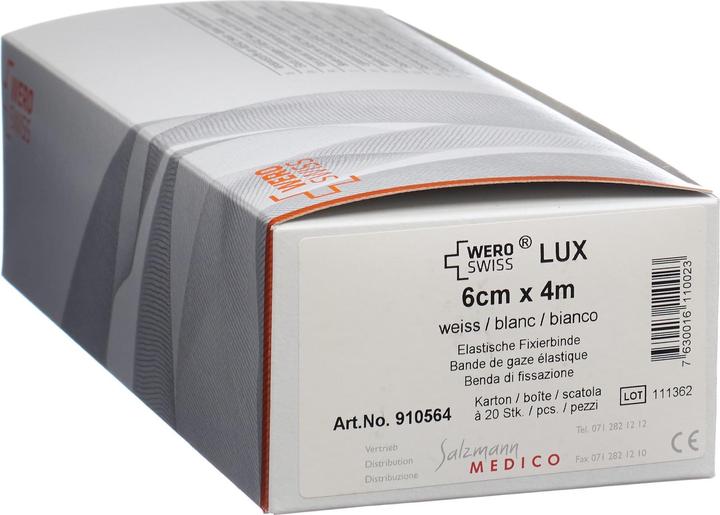 Wero Swiss Lux Elastische Fixierbinde weiss