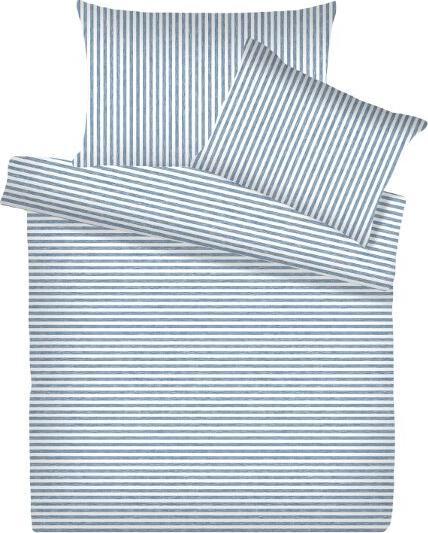 Actual product image Living Home Melange Jersey Stripes (Bedding set, 155 x 220 cm, 80 x 80 cm)
