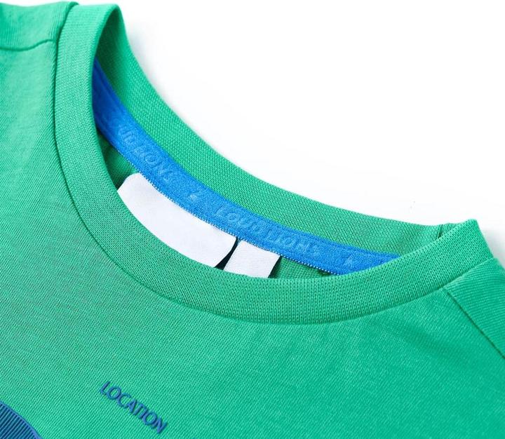 Produktbild VidaXL Kinder-T-Shirt Grün 104,Material: 100 % Baumwolle,Farbe (104)