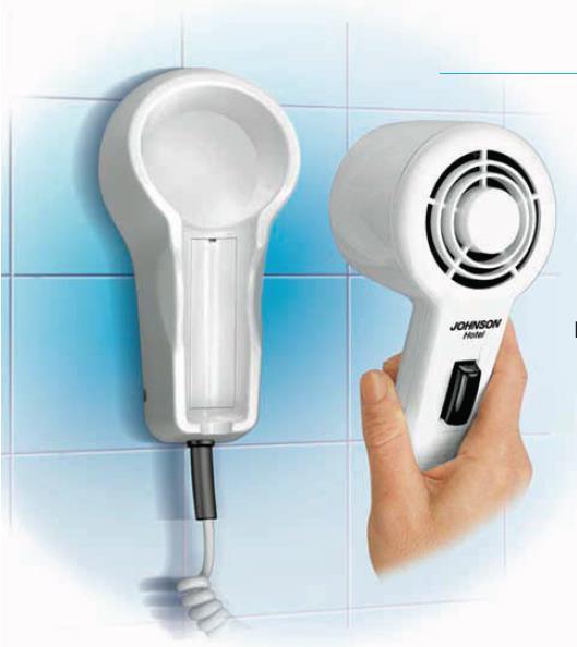 Produktbild Johnson HOTEL Haartrockner 1000 W Weiss