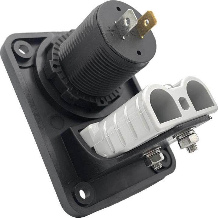 Produktbild Offgridtec Einbaurahmen Anderson-Stecker - USB Steckdose (Solarstecker)