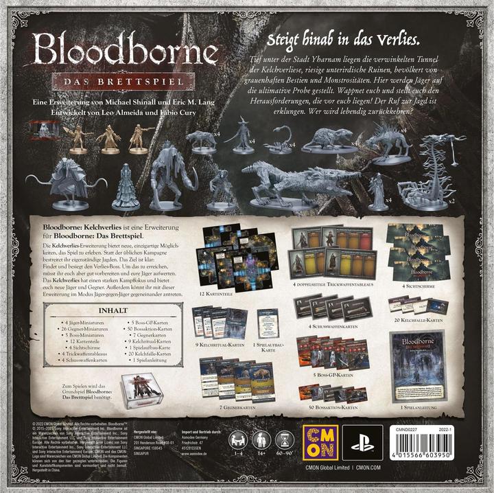 Produktbild Cmon Bloodborne: Das Brettspiel - Kelchverlies, für 1-4 Spieler, ab 14 Jahren (DE-Erweiterung) (Deutsch)