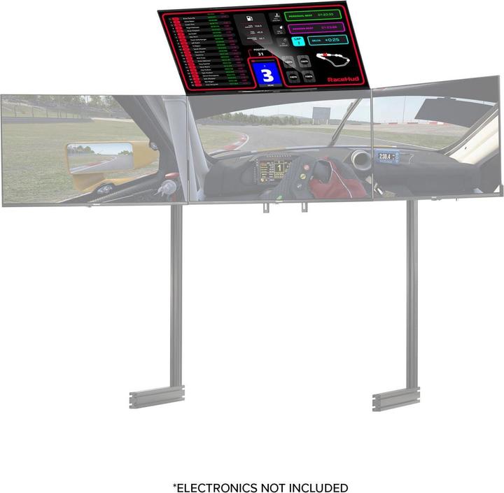 Actual product image Next Level Racing ELITE Quad Monitor Stand Add-On - black