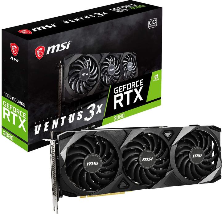 Image du produit MSI GeForce RTX 3080 VENTUS 3X 10G OC (10 Go)