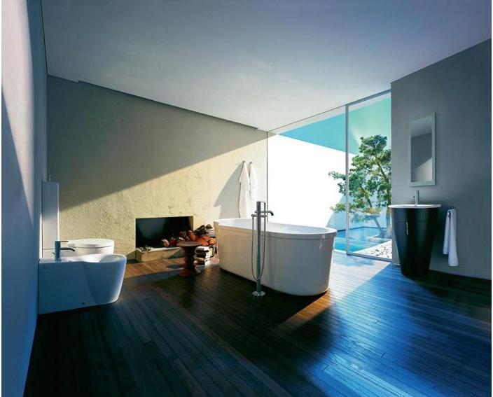 Produktbild Duravit Möbelwaschtisch STARCK 1 m ÜL HLB d= 580mm 1 Hahnloch weiss (580 mm, 580 mm)
