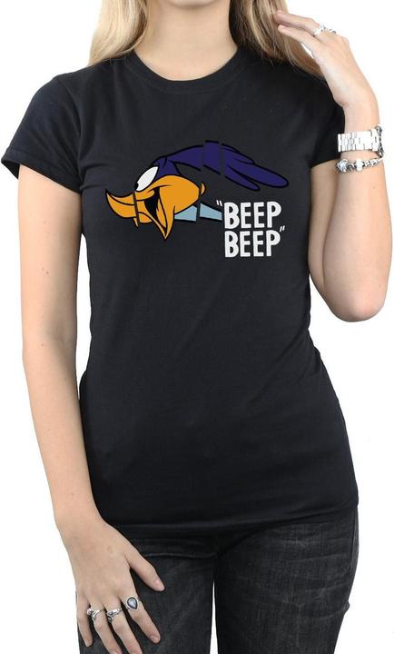 Immagine prodotto Looney Tunes Maglietta da donna/ragazzo Beep Beep Road Runner in cotone (L)