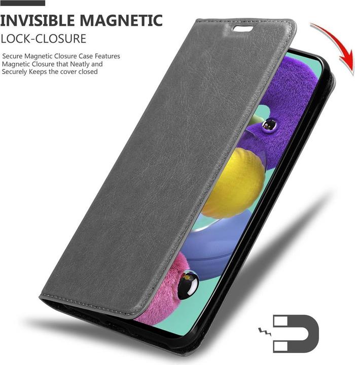 Actual product image Cadorabo Book Invis. Magnet sleeve (Samsung Galaxy M40s)