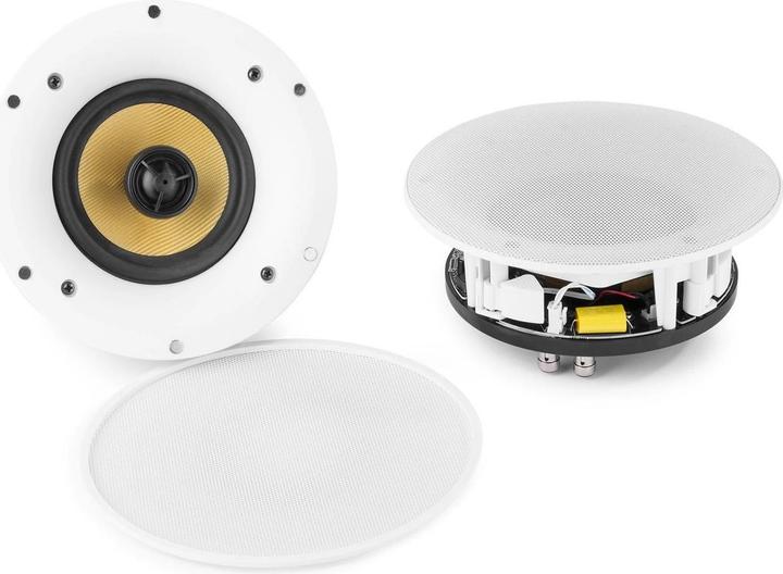 Image du produit Power Dynamics Haut-parleurs de plafond WCS80, set de 2, 2x 35W, blanc (Passif)