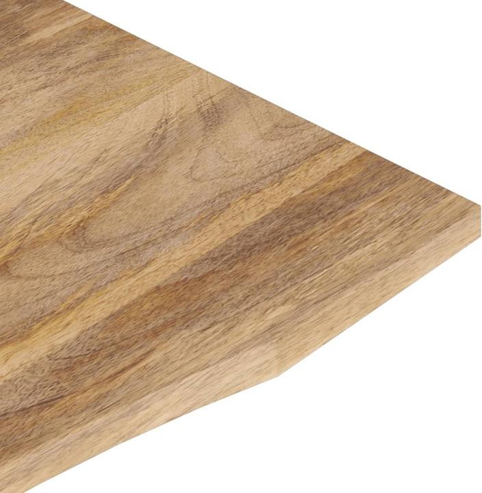Produktbild VidaXL Schreibtischplatte Tischplatte Holzplatte mit Aussparung Massivholz Mango (110 x 50 x 2.5 cm)