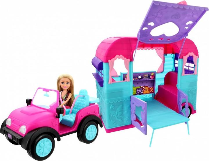 Image du produit Zuru Poupée Sparkle Girlz avec jeep et caravane (100176)