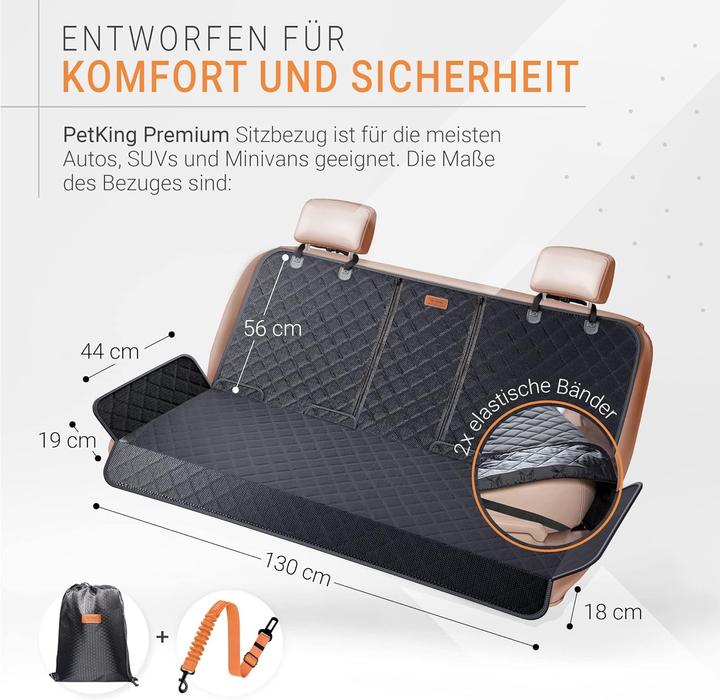 Immagine prodotto PetKing Premium Coperta di sicurezza per auto (Cane, Pieghevole)