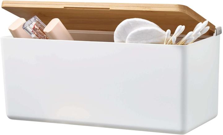 Actual product image tesa BABOO Storage box with lid, medium size incl. adhesive solution without drilling