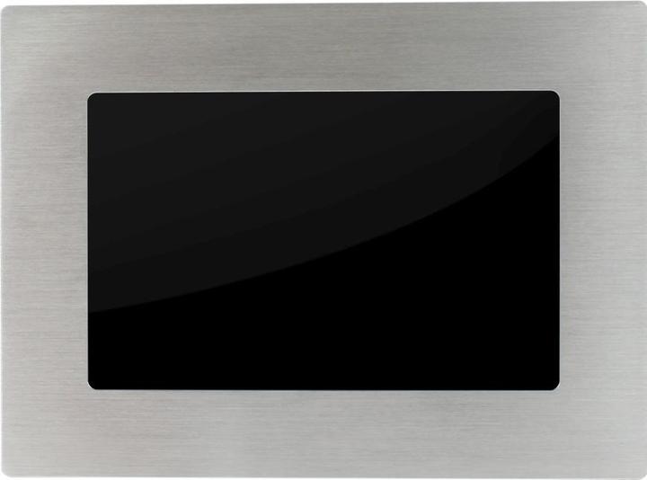 Actual product image Allnet touch display tablet 10 inch zbh bezel for mounting frame silver wide (10", Silver)