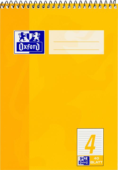 Image du produit Oxford Bloc scolaire, A5, linéature 4 (A5, À rayures)