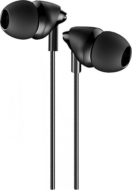 Actual product image Usams Słuchawki stereo EP-39 3.5 mm czarny/black HSEP3901 (Cable)