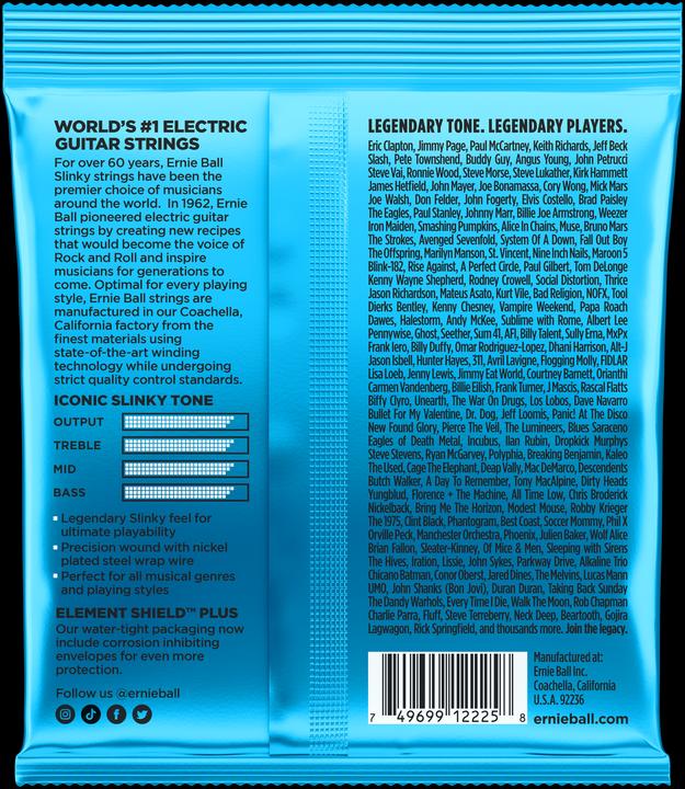 Image du produit Ernie Ball Slinky nickel (6 x, Guitare électrique, 0.04")