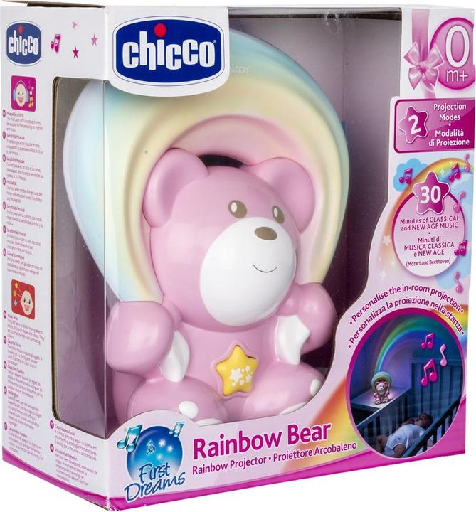 Actual product image Chicco Rainbow projector bear