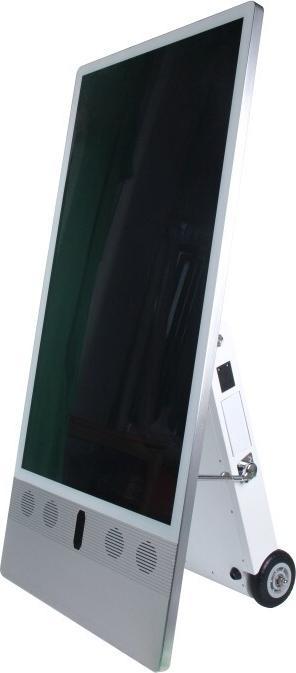 Immagine prodotto Allnet Espositore da 43 pollici per esterni con batteria oh. Touch con rotelle, 1500Nits, Andr